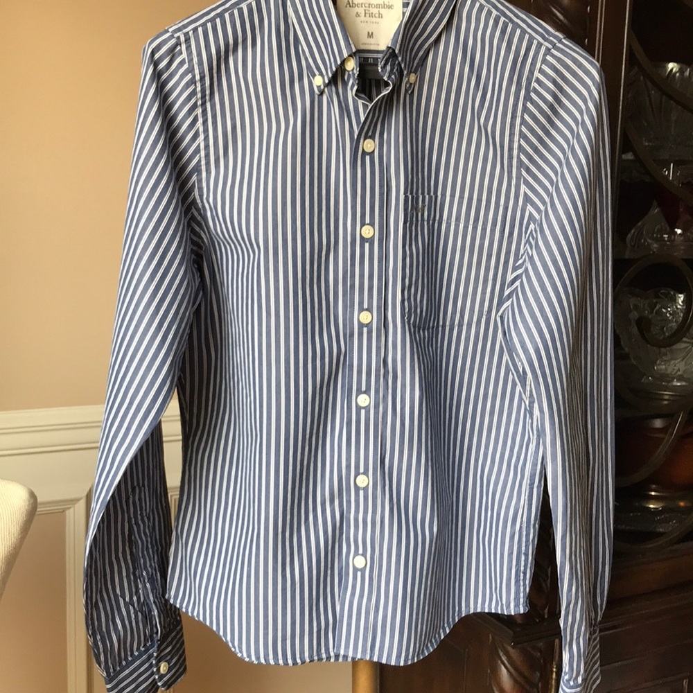 Men’s striped button down by Abercrombie & Fitch M
